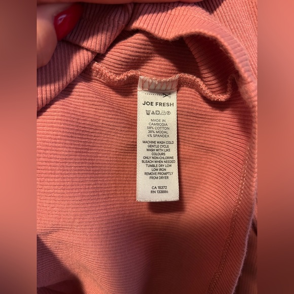 Jillian Harris x Joe Fresh Rosewood Long Sleeve Top - Picture 6 of 10